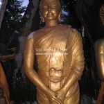 Ein Buddha in Fußballpose